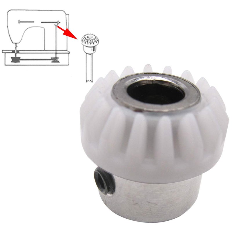 CKPSMS Brand - 1PCS #445491-S Upper Vertical Gear Compatible with/Replacement for Singer Brand 242,247,267,300(The Gearâ€™s Height is About 20.5mm) - Image 2